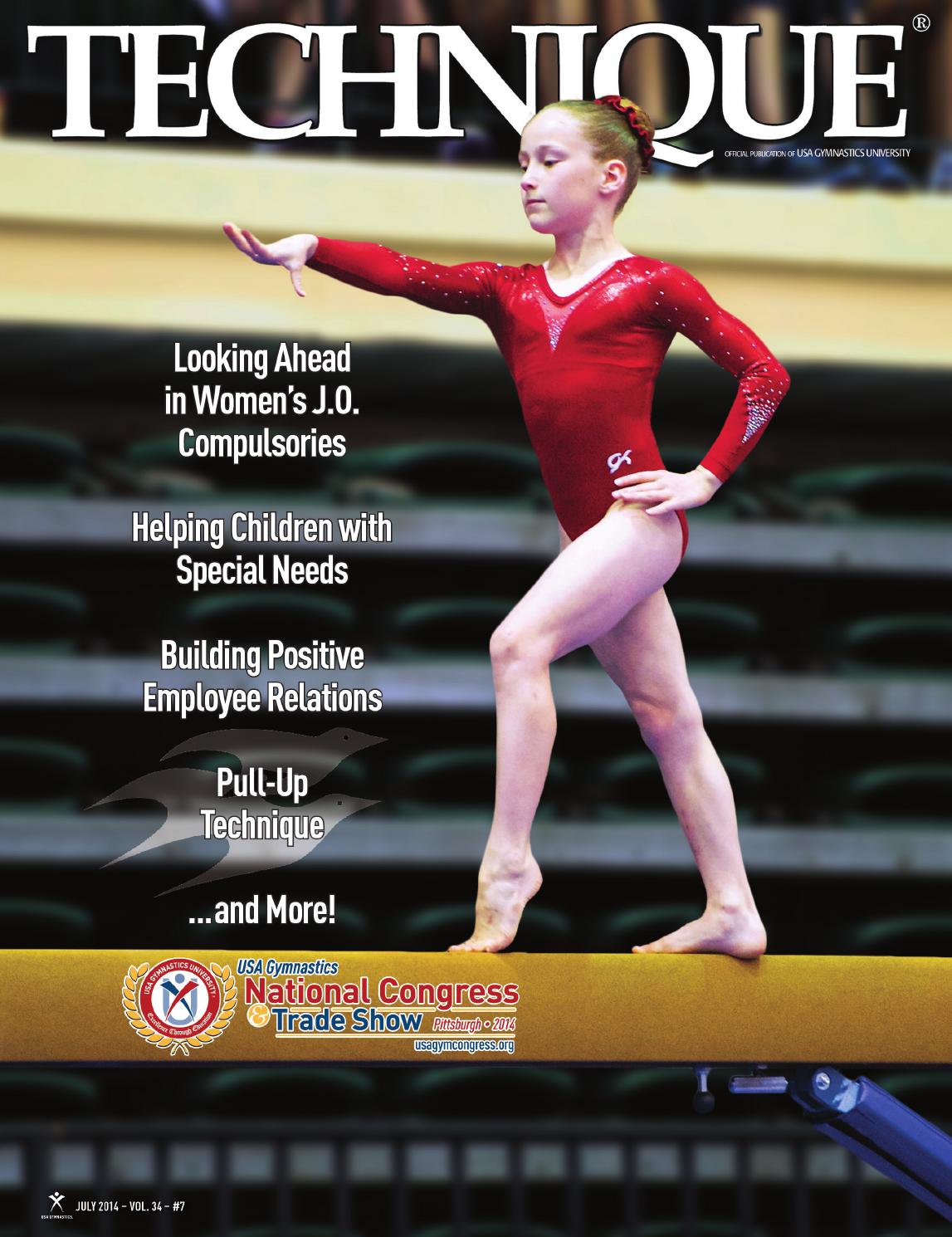 Technique Magazine July 2014 By USA Gymnastics Issuu