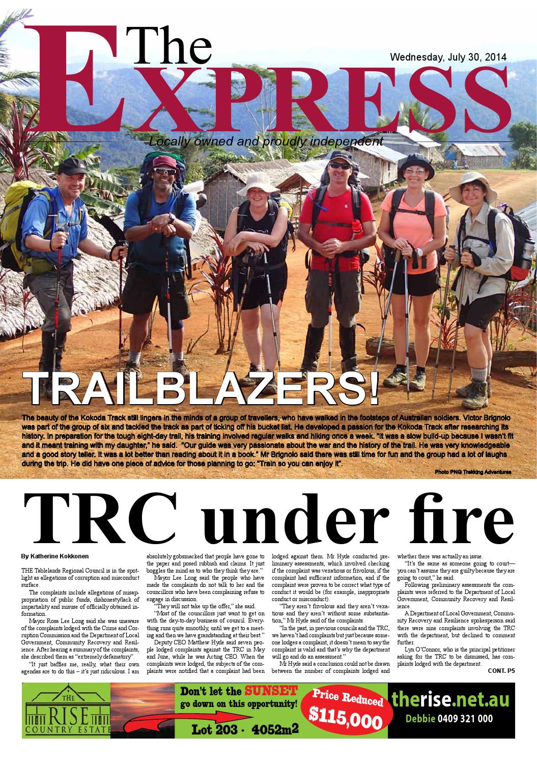 The Express Newspaper 30th July 2014 By Carlo Portella Issuu