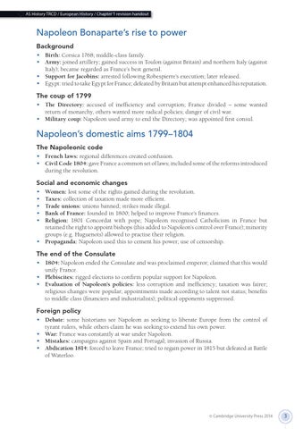 Cambridge International AS Level History Teacher's Resource by ...