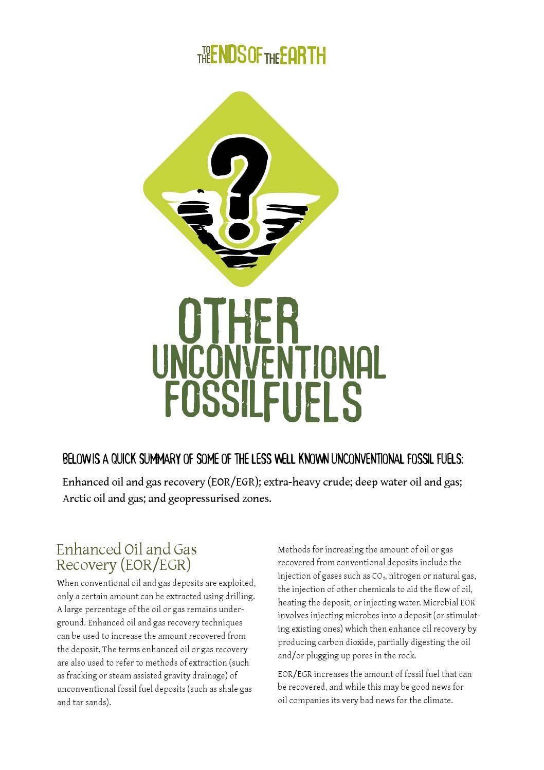 09 other unconventional fossil fuels by Corporate Watch - Issuu