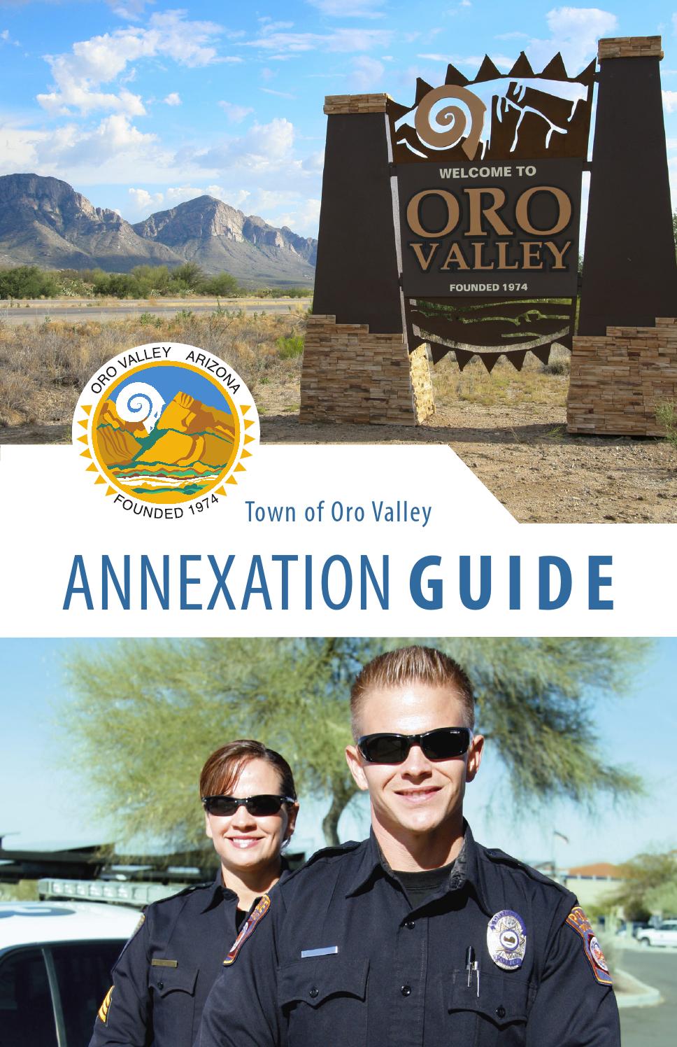 Town of Oro Valley Annexation Guide by Oro Valley Issuu