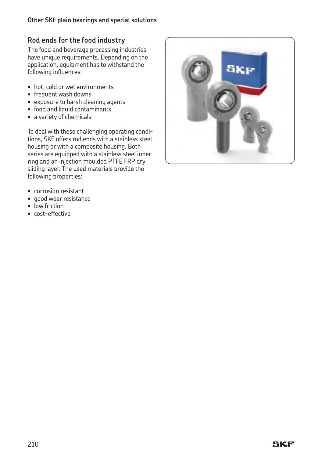 Skf spherical plain bearings bearings and rod ends en by ERIKS