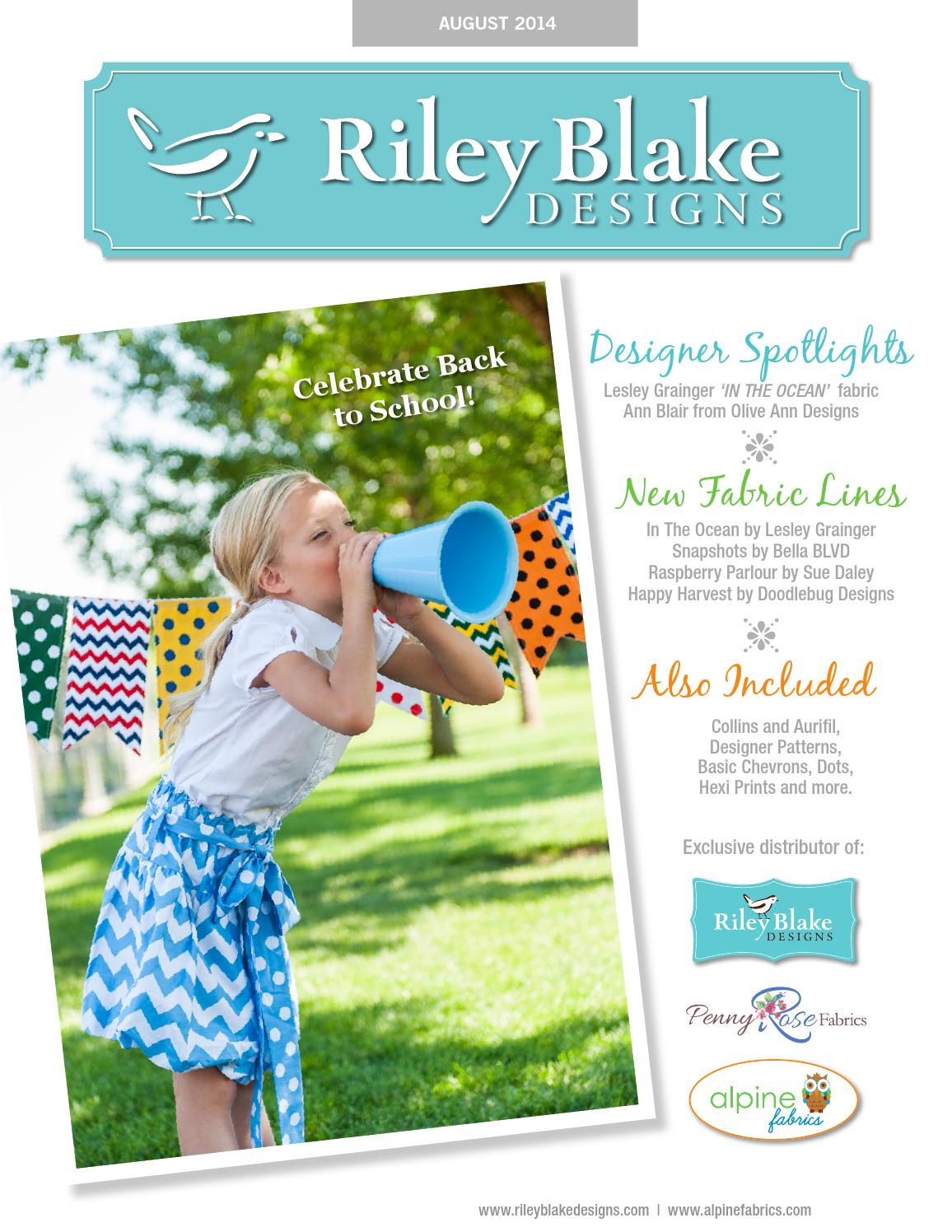 Riley Blake Designs August Consumer Mailer by Riley Blake Designs - Issuu