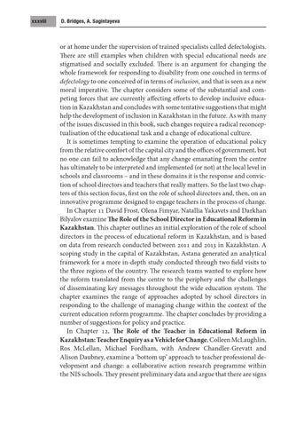Educational Reform and Internationalisation: The Case of School Reform ...