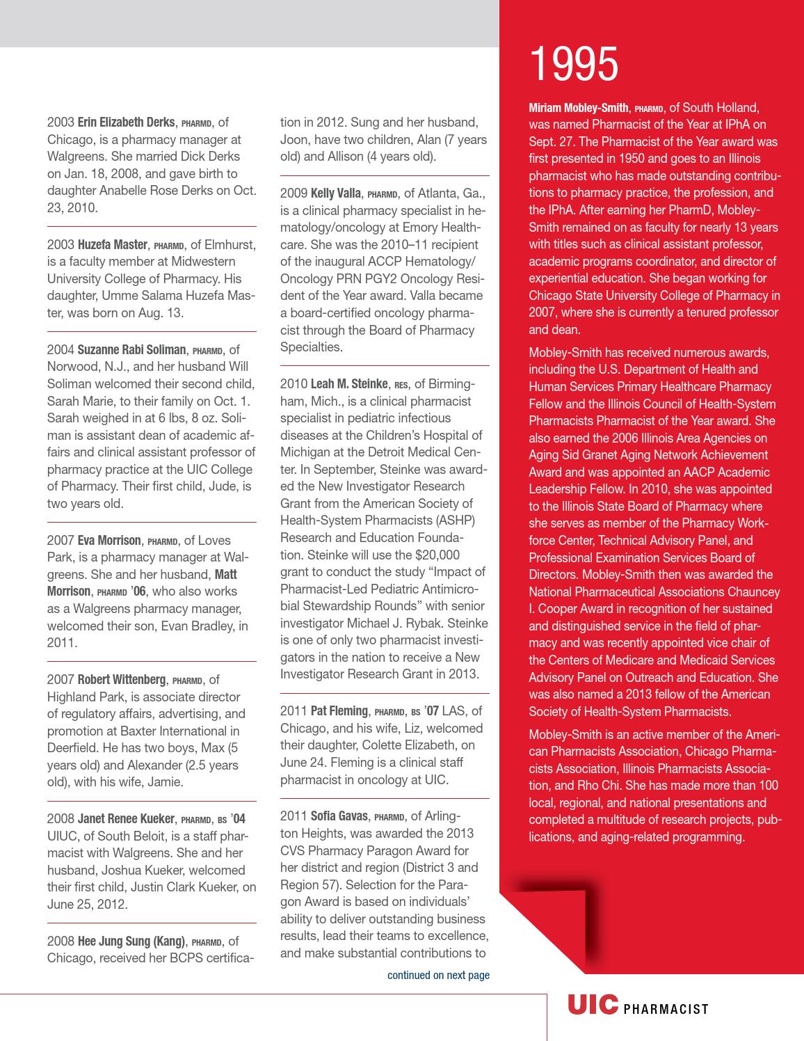 summer 2014 uic pharmacist by uic college of pharmacy issuu assistant manager walgreens
