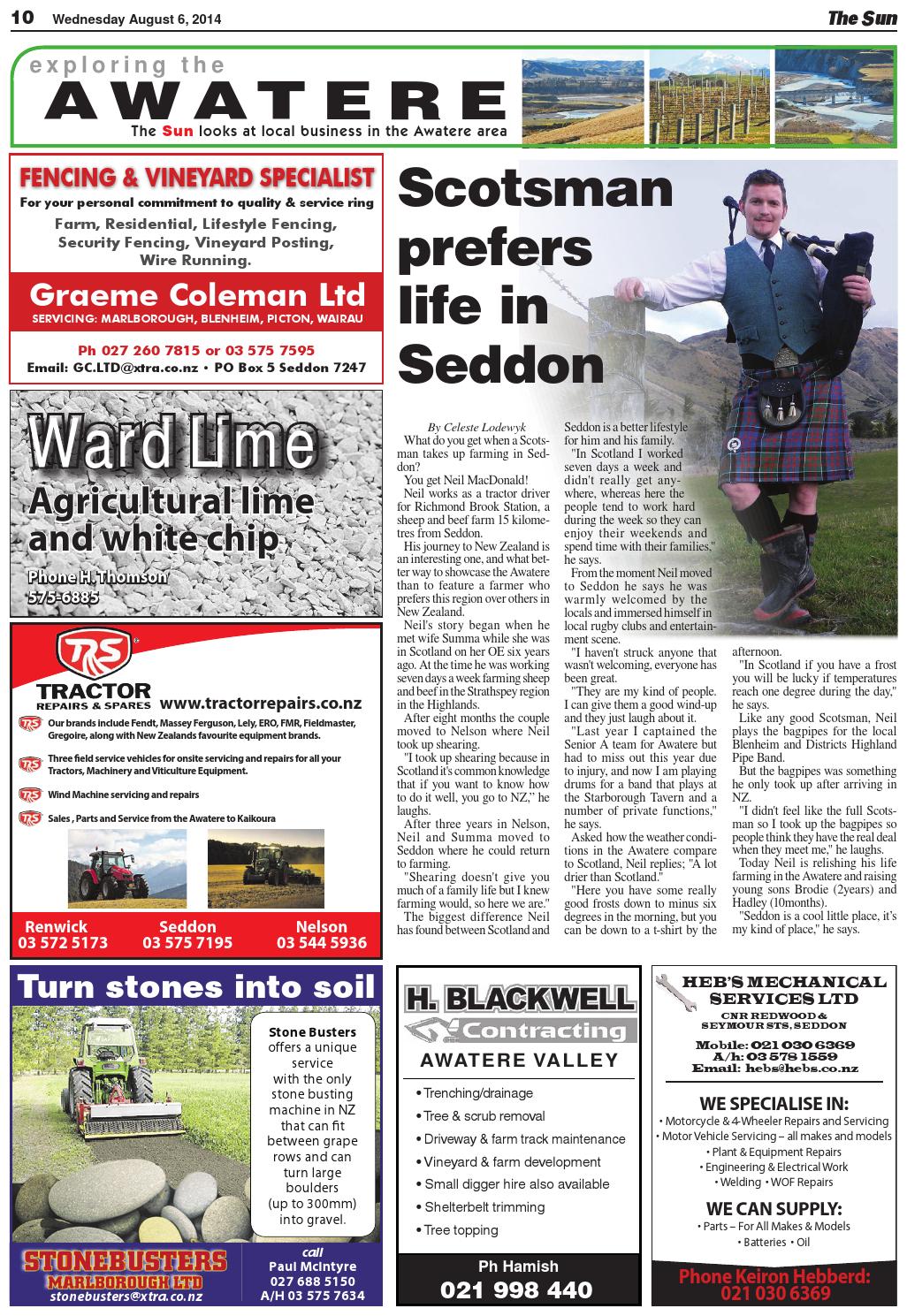The Blenheim Sun 060814 by Local Newspapers Issuu