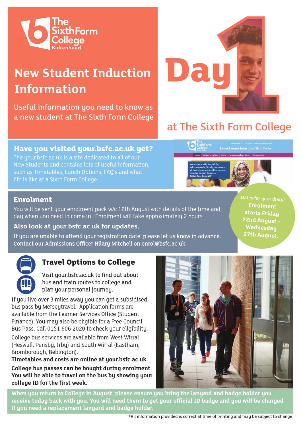 New Student Induction Handout Students By Schudio Issuu