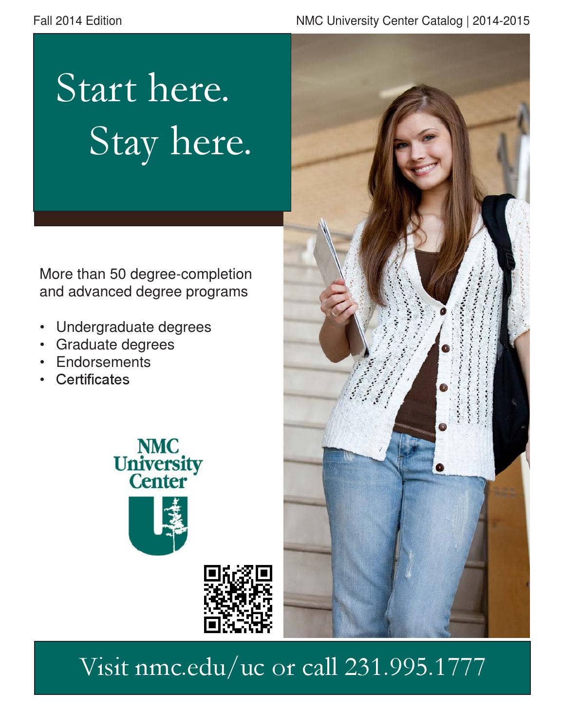 NMC University Center Catalog Fall 2014 by Northwestern Michigan