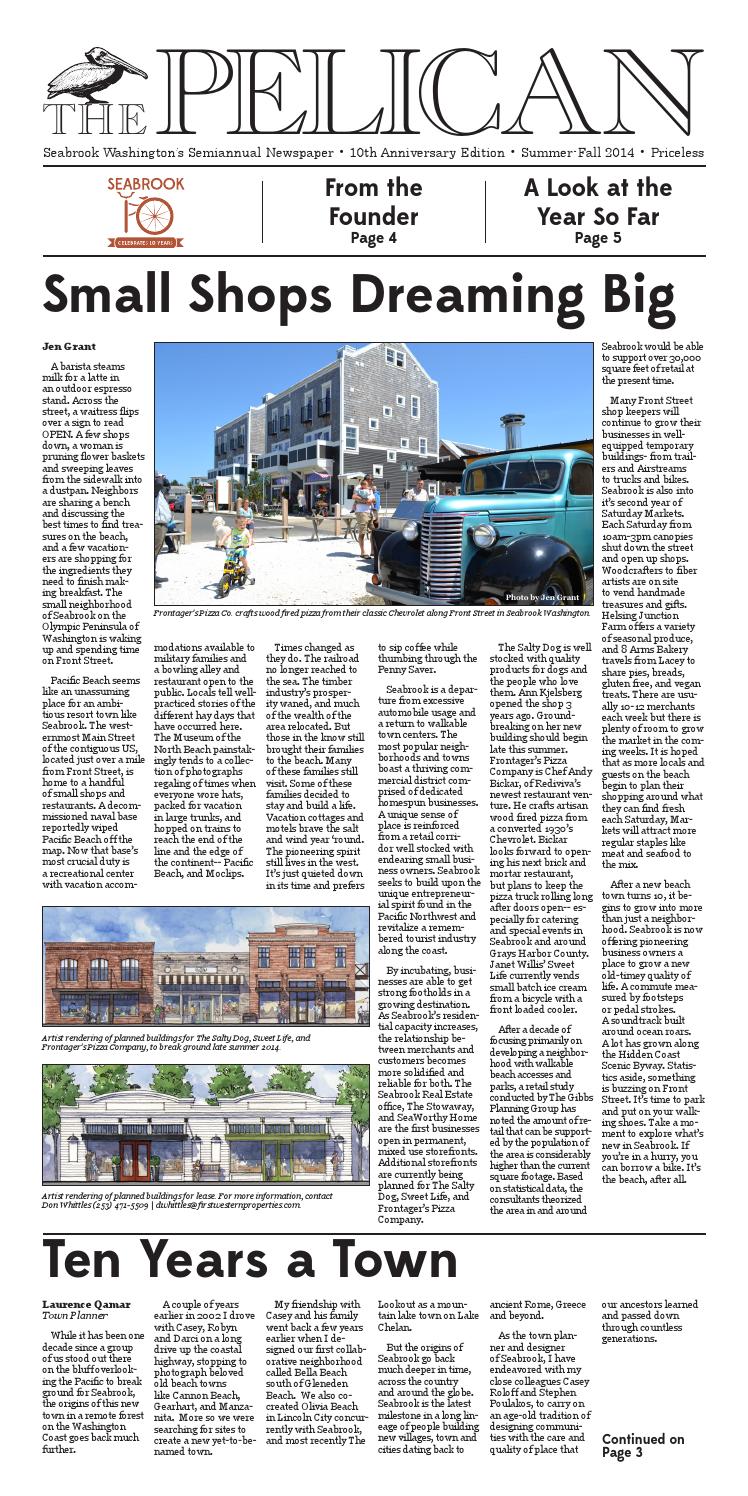 The Pelican Summer/Fall Seabrook Washington Newspaper by Seabrook