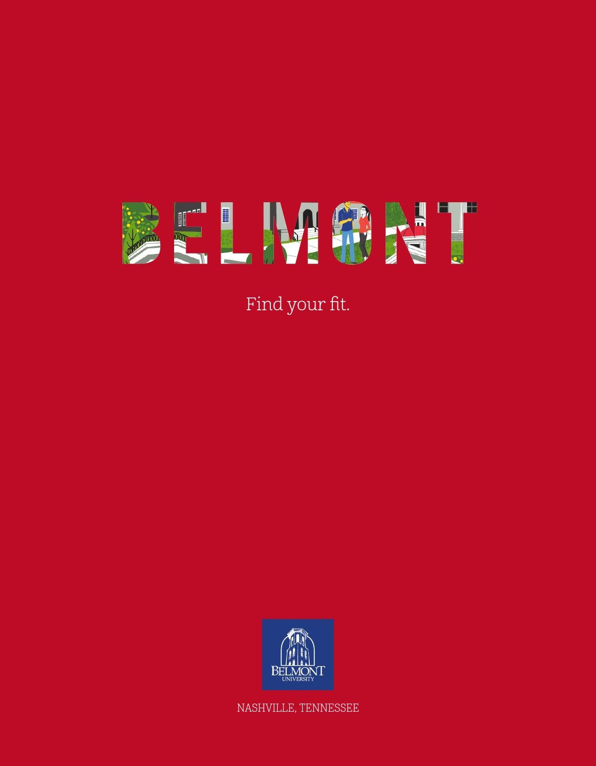 Belmont University Viewbook 2014 by Belmont University Issuu