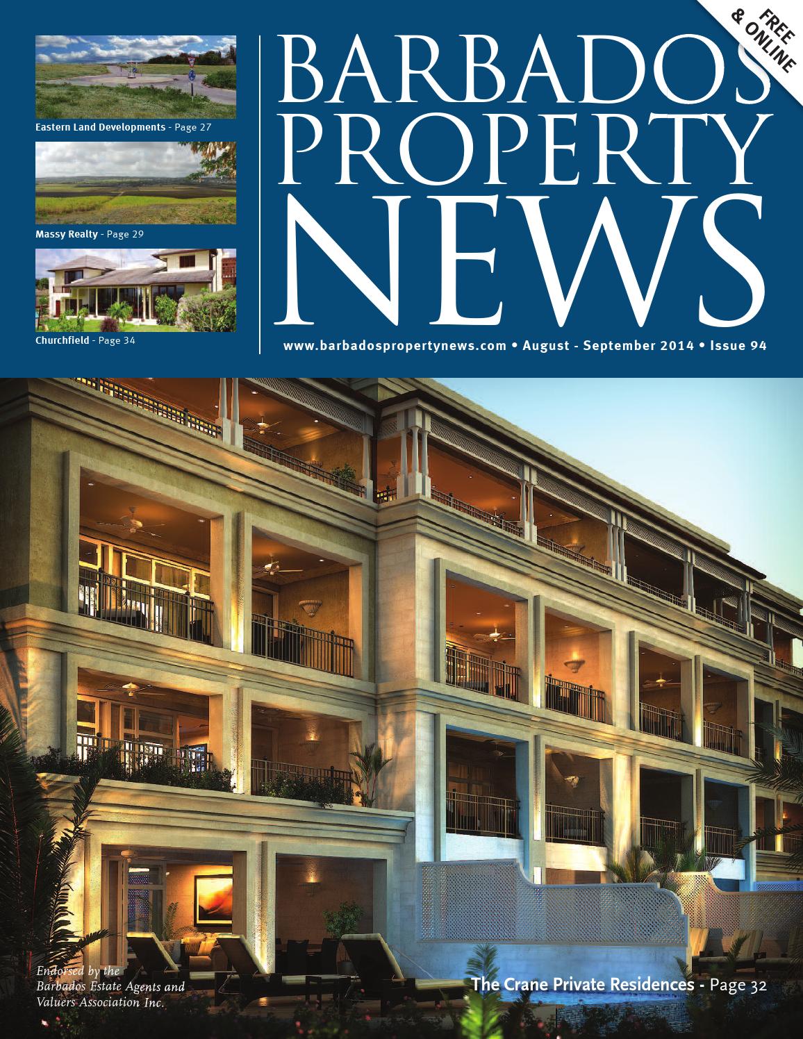 Barbados Property News August/September 2014 by Hiltop Publications