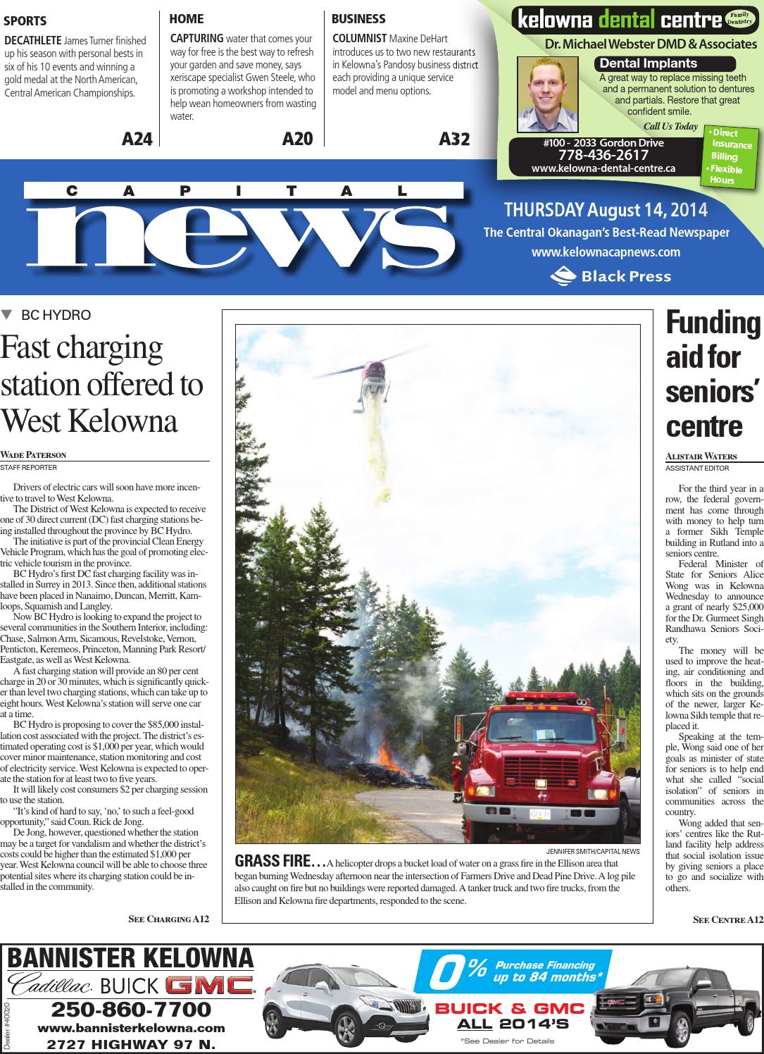 Kelowna Capital News, August 14, 2014 by Black Press Media Group Issuu