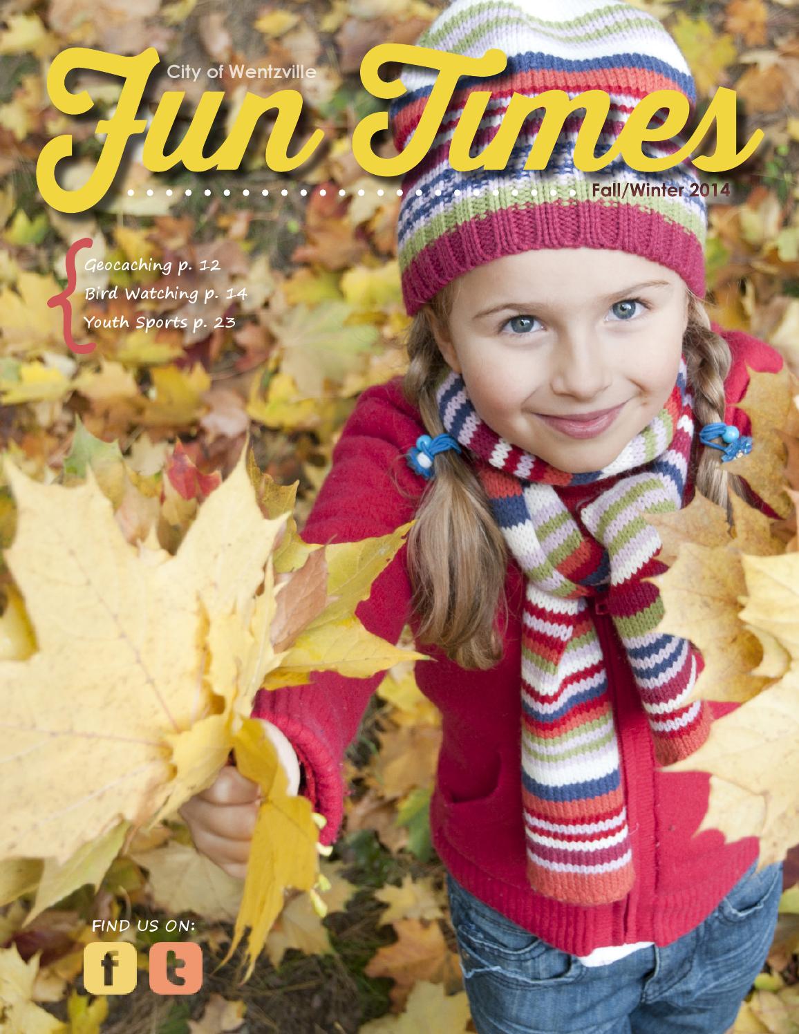 fun times fall winter 2014 city of wentzville mo by wentzville christmas lights at rotary park