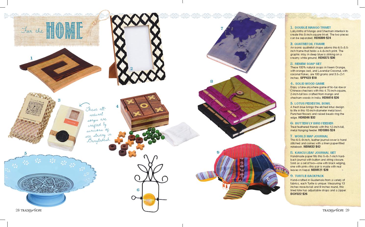 Trades of Hope Fall 2014 Catalog by Trades of Hope Issuu