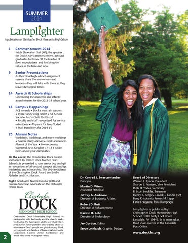 夏季 2014 Lamplighter 第 2 页