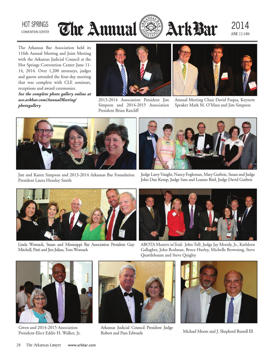 The Arkansas Lawyer Summer 2014 by Arkansas Bar Association Issuu
