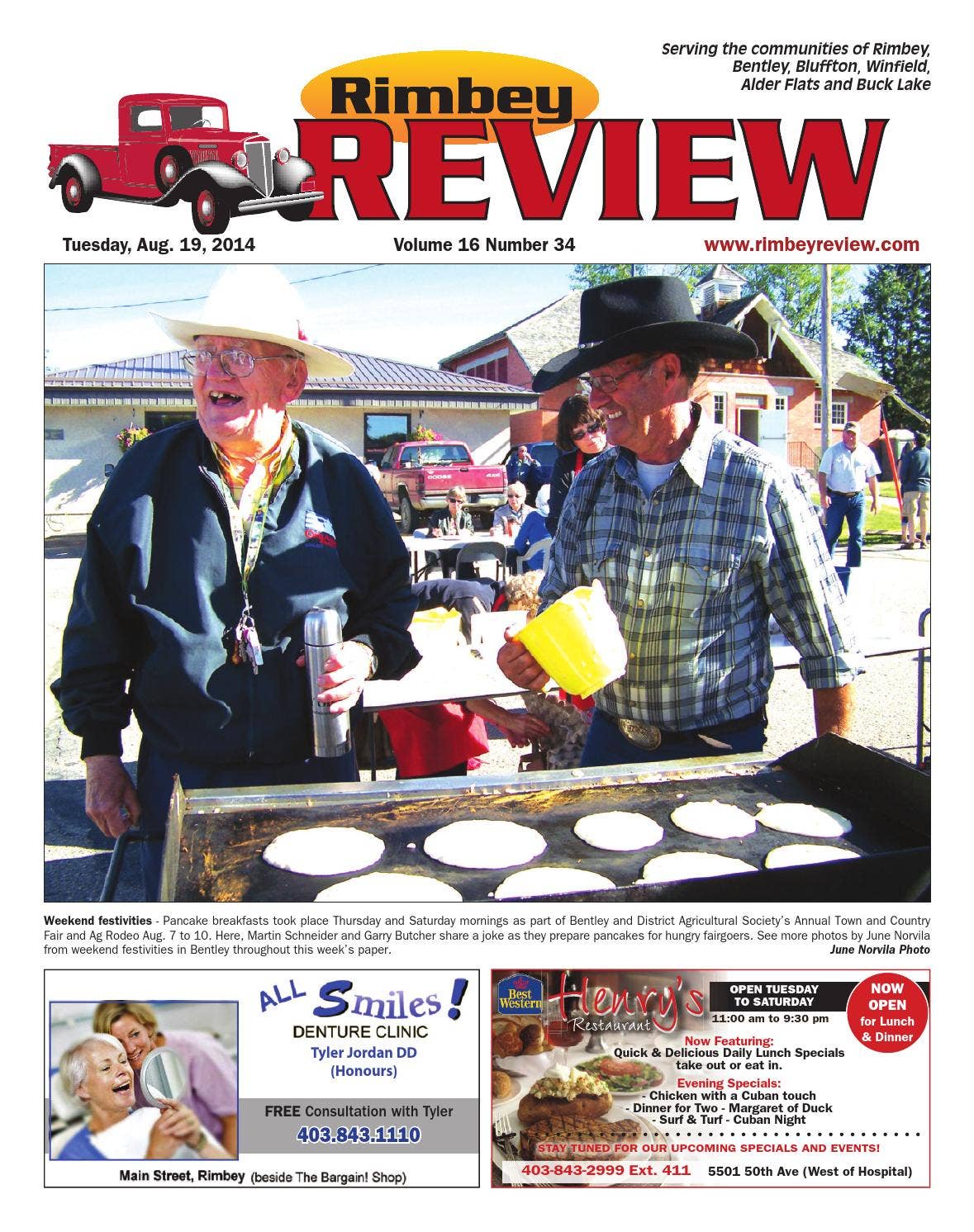 Rimbey Review, August 19, 2014 by Black Press Media Group - Issuu