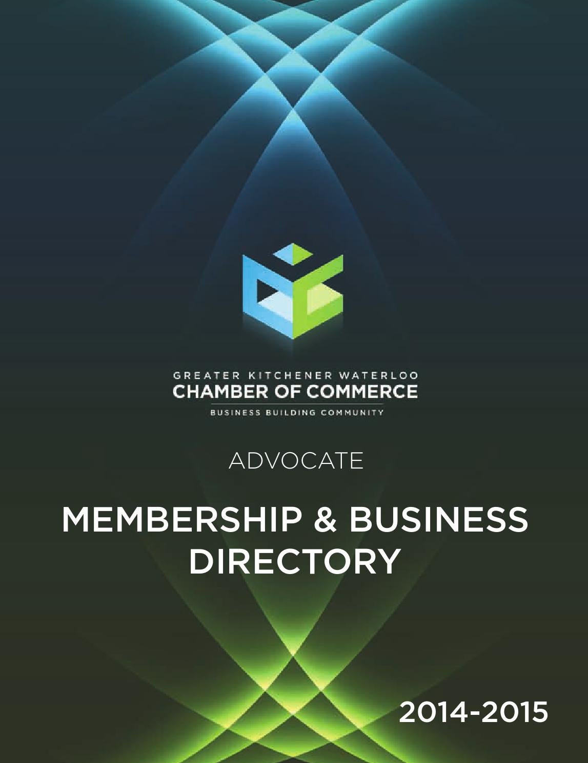 2014 Membership & Business Directory by Greater Kitchener Waterloo