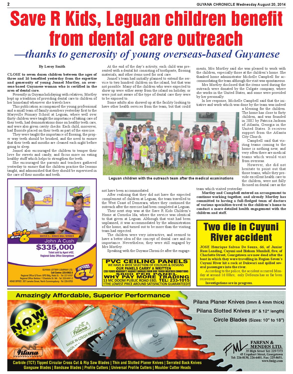 Guyana chronicle 20 08 14 by Guyana Chronicle EPaper Issuu