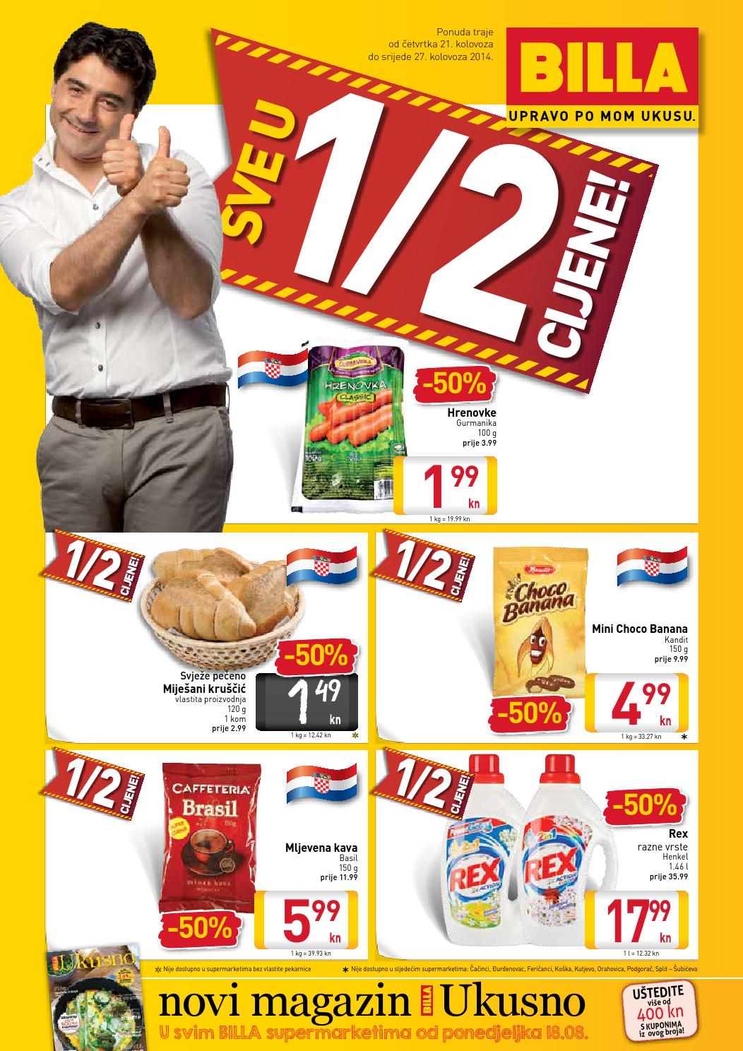 Billa katalog posebna akcija do 27 08 2014 by Catalog.hr Issuu