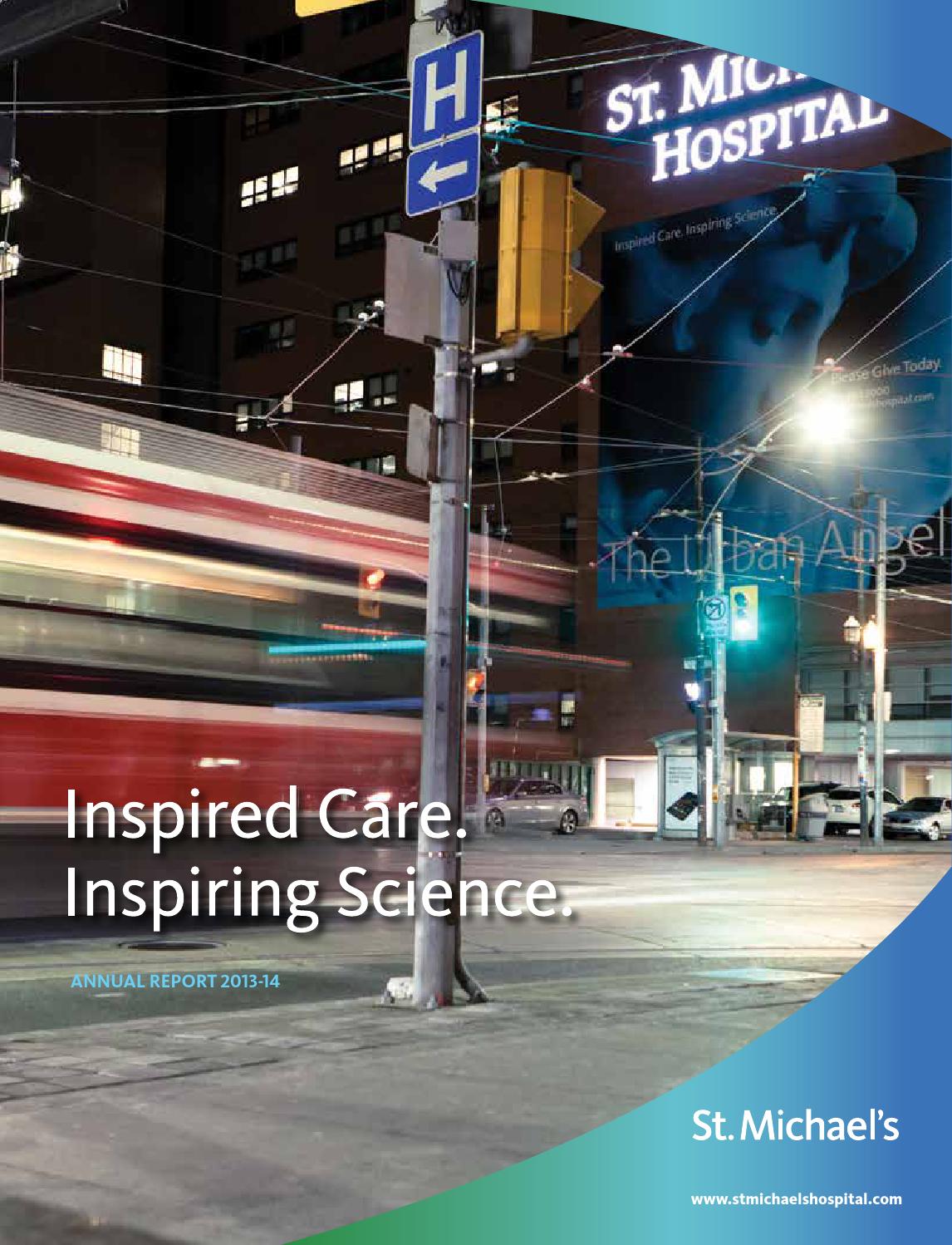 St. Michael's Hospital Annual Report 2014 by St. Michael's Hospital Issuu
