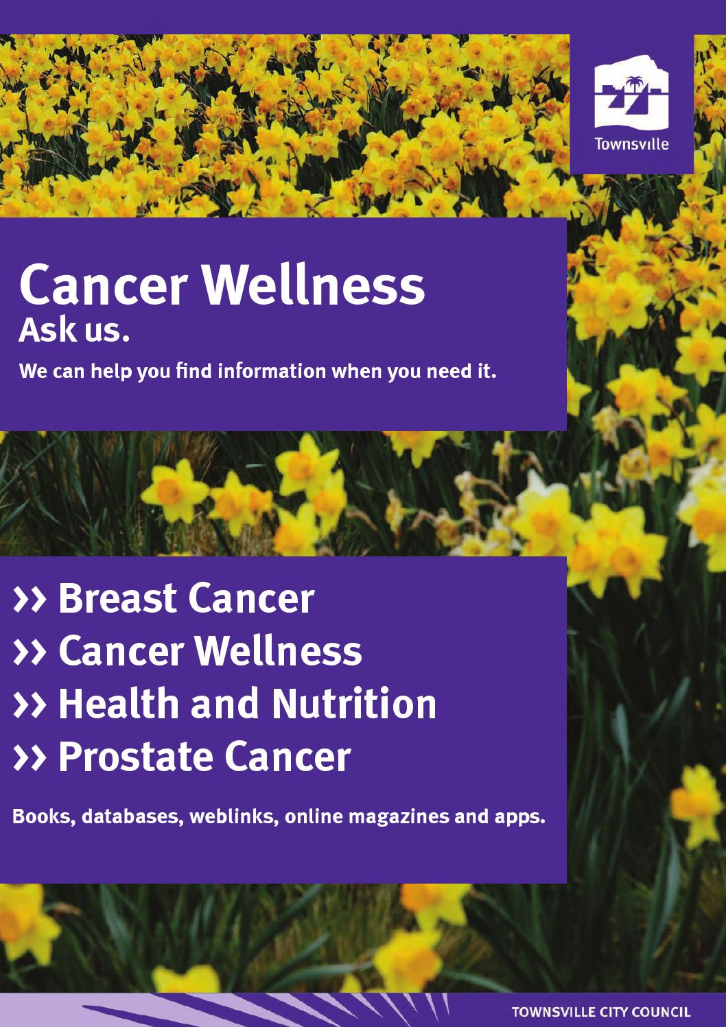 Cancer wellness by Townsville City Council - Issuu
