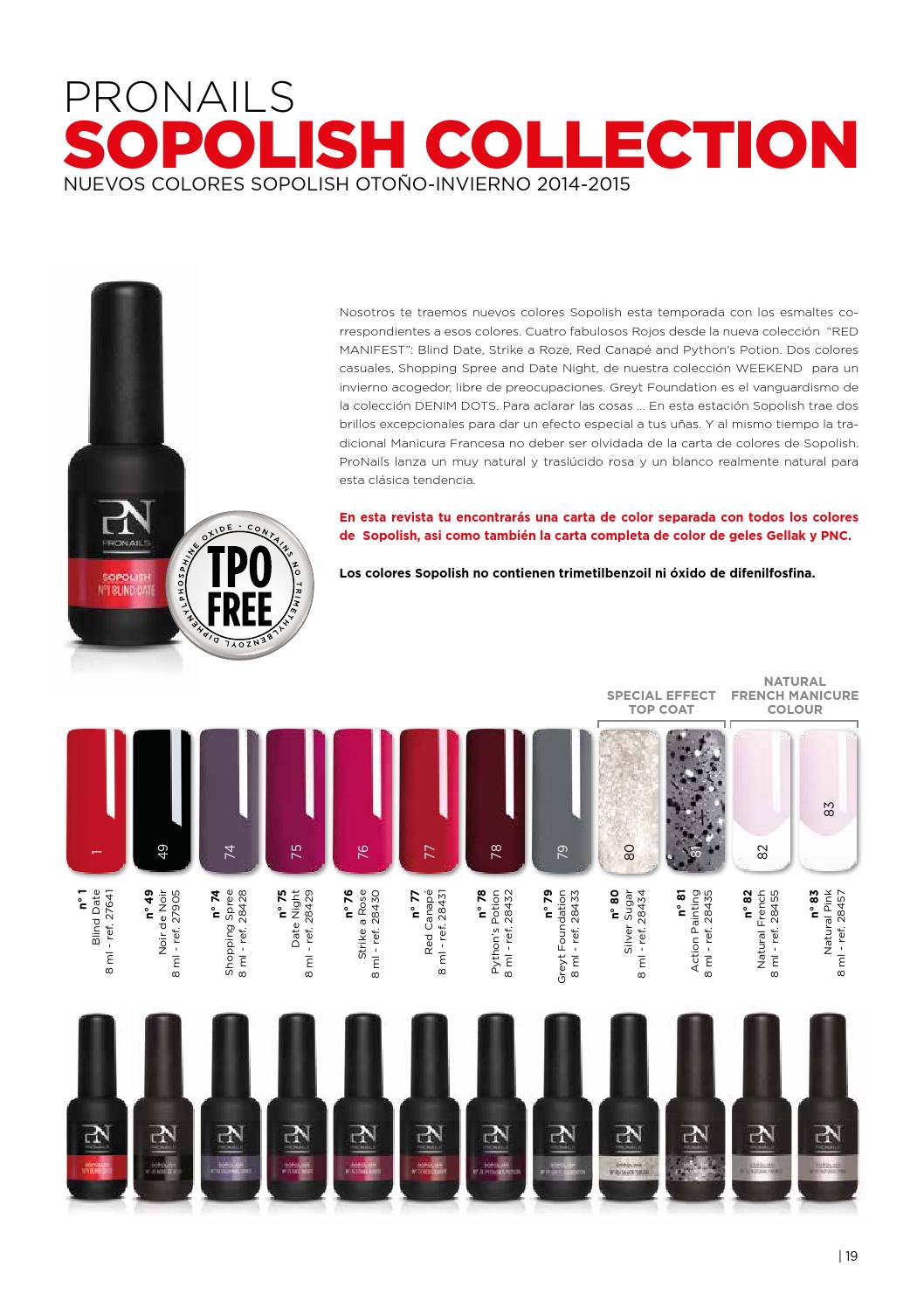 ProNails Naily news AutumnWinter 20142015ES by ProNails Issuu