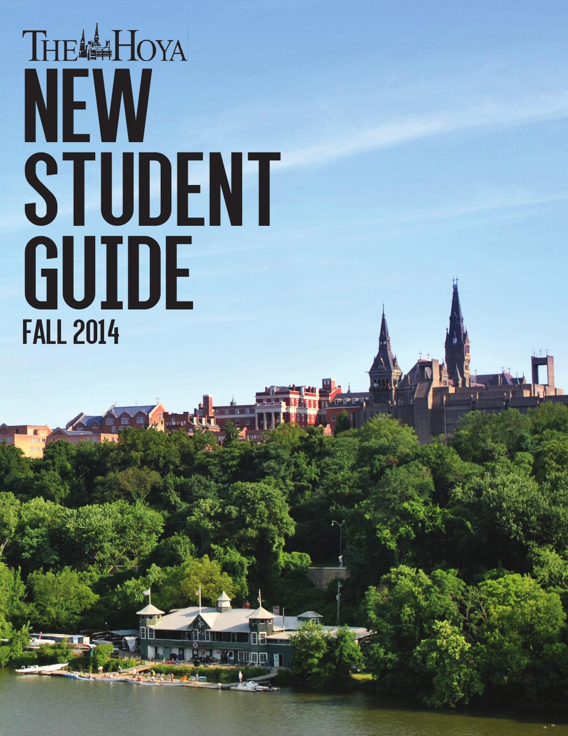 The Hoya New Student Guide 2014 by The Hoya Issuu