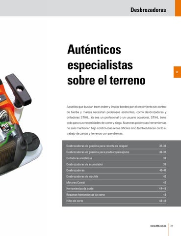 Stihl catalogo by Obed Alvarado - Issuu