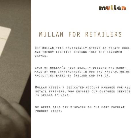 Mullan Lighting - Timeless 灯饰产品集 第 1 册 2014 第 7 页