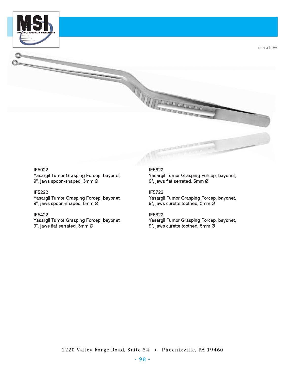 Microsurgical Instruments Catalog by MSI Precision Instruments Issuu