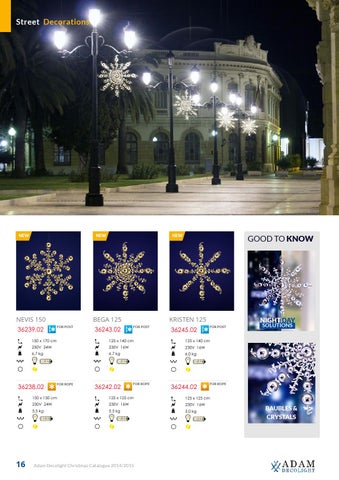 ADAMLIGHTS Adam Decolight Christmas 灯饰目录 2014/ 2015 第 16 页