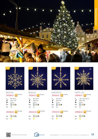 ADAMLIGHTS Adam Decolight Christmas 灯饰目录 2014/ 2015 第 17 页