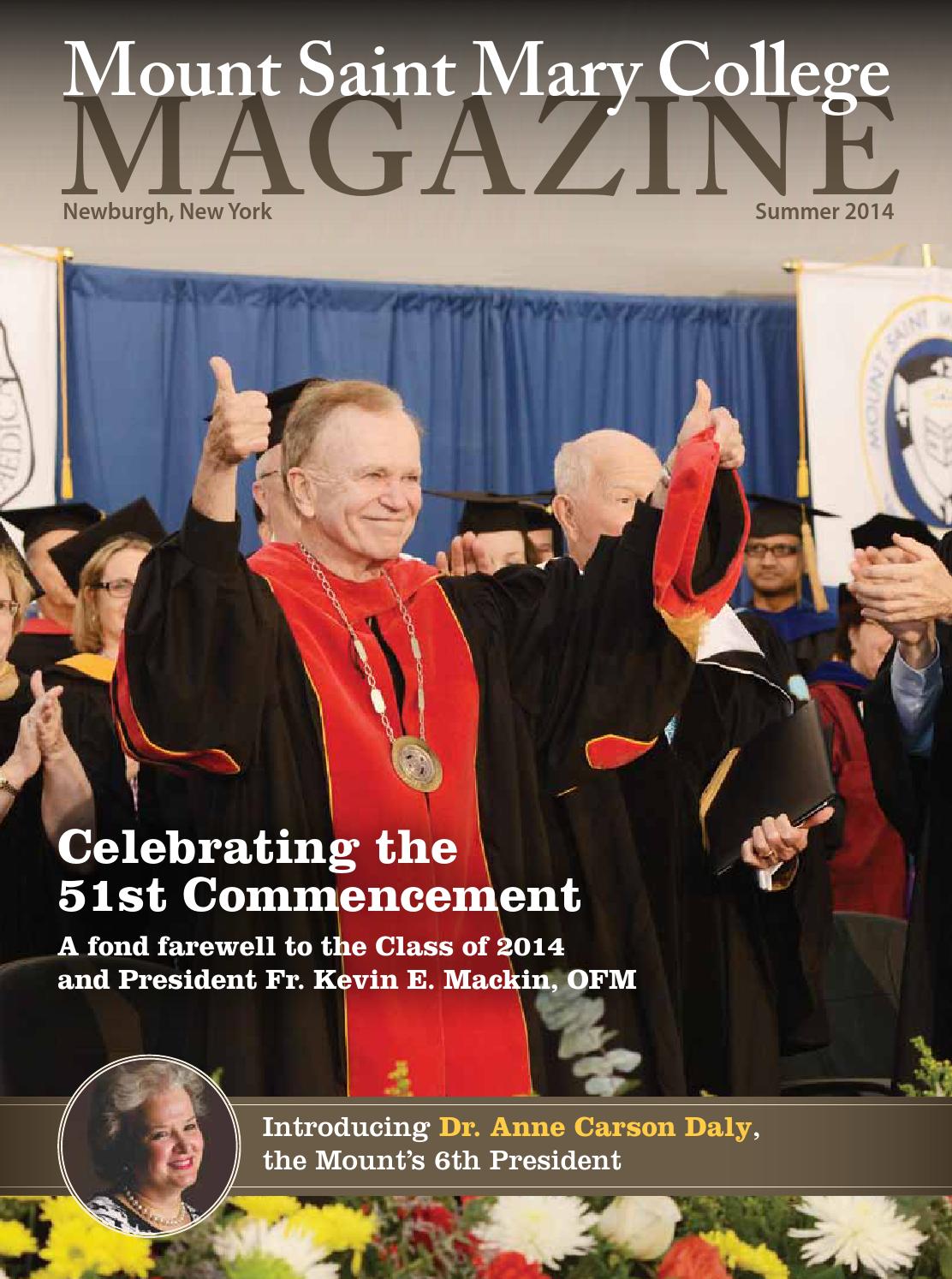 Mount Saint Mary College Magazine Summer 2014 by Mount Saint Mary