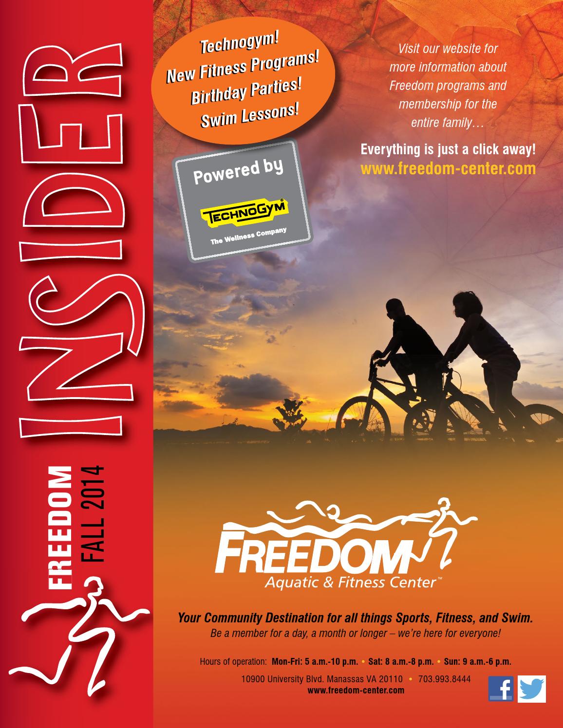 Freedom Insider Fall 2014 by Freedom Aquatic & Fitness Center - Issuu Freedom Insider Fall 2014 by Freedom Aquatic & Fitness Center - Issuu