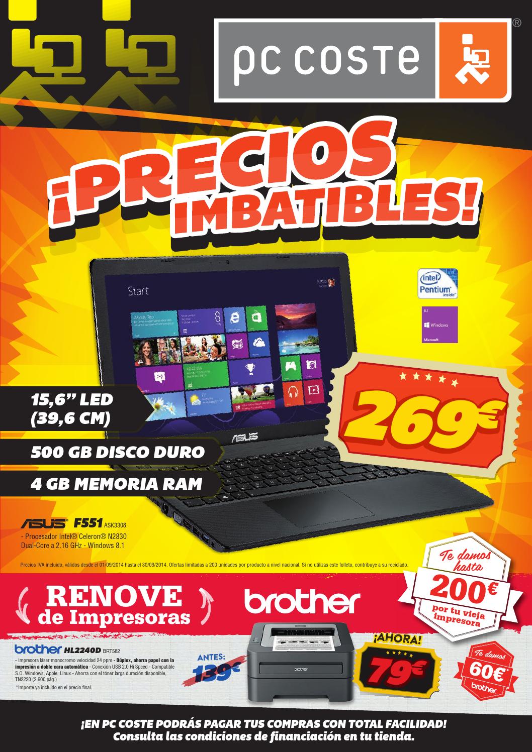 Catálogo PC Coste septiembre 2014 by Ticnova Quality Team Issuu