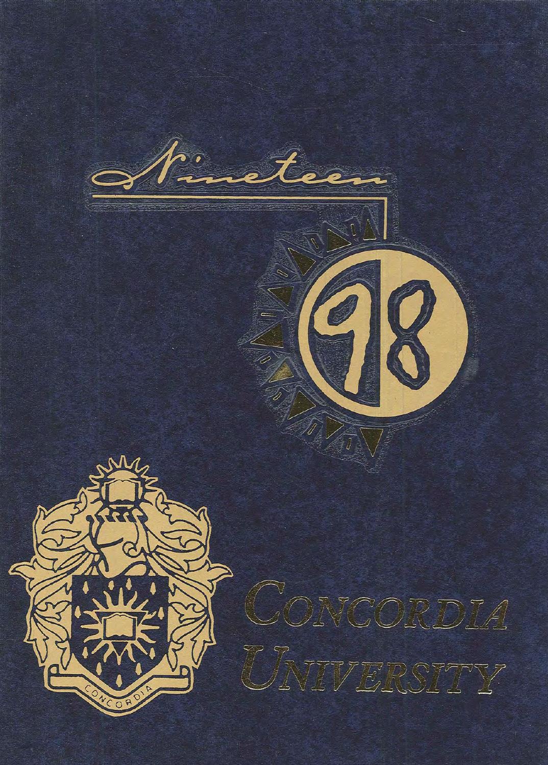 Concordia University Yearbook, 1998 by Concordia University Advancement Issuu