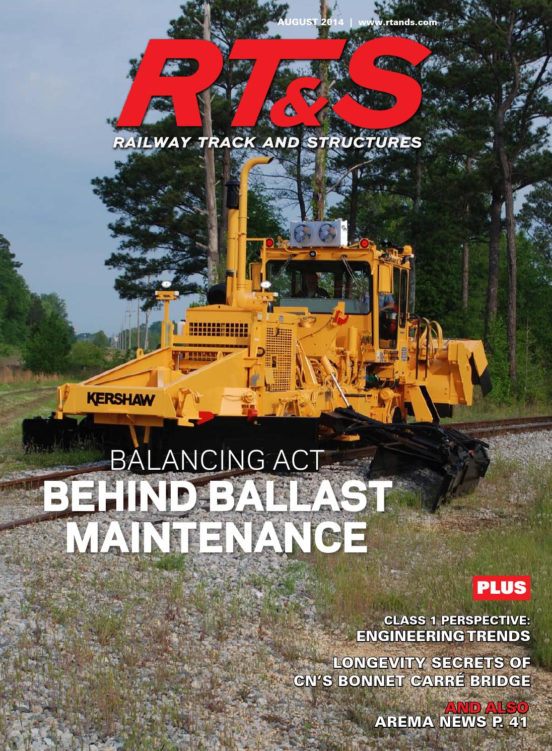 RT&S August 2014 by Railway Track & Structures - Issuu