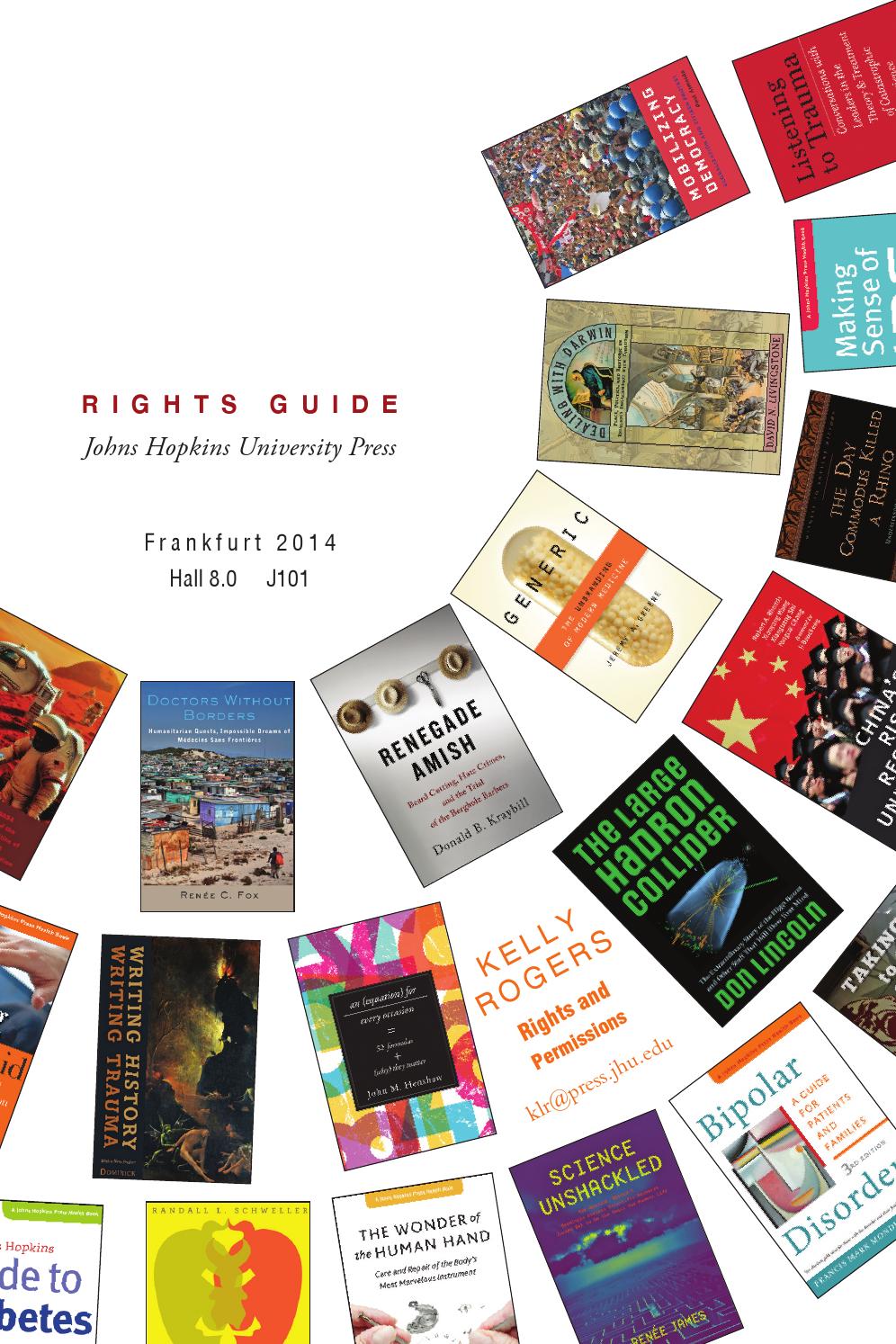 JHUP Frankfurt Book Fair Rights Guide 2014 by JHUP Books Issuu