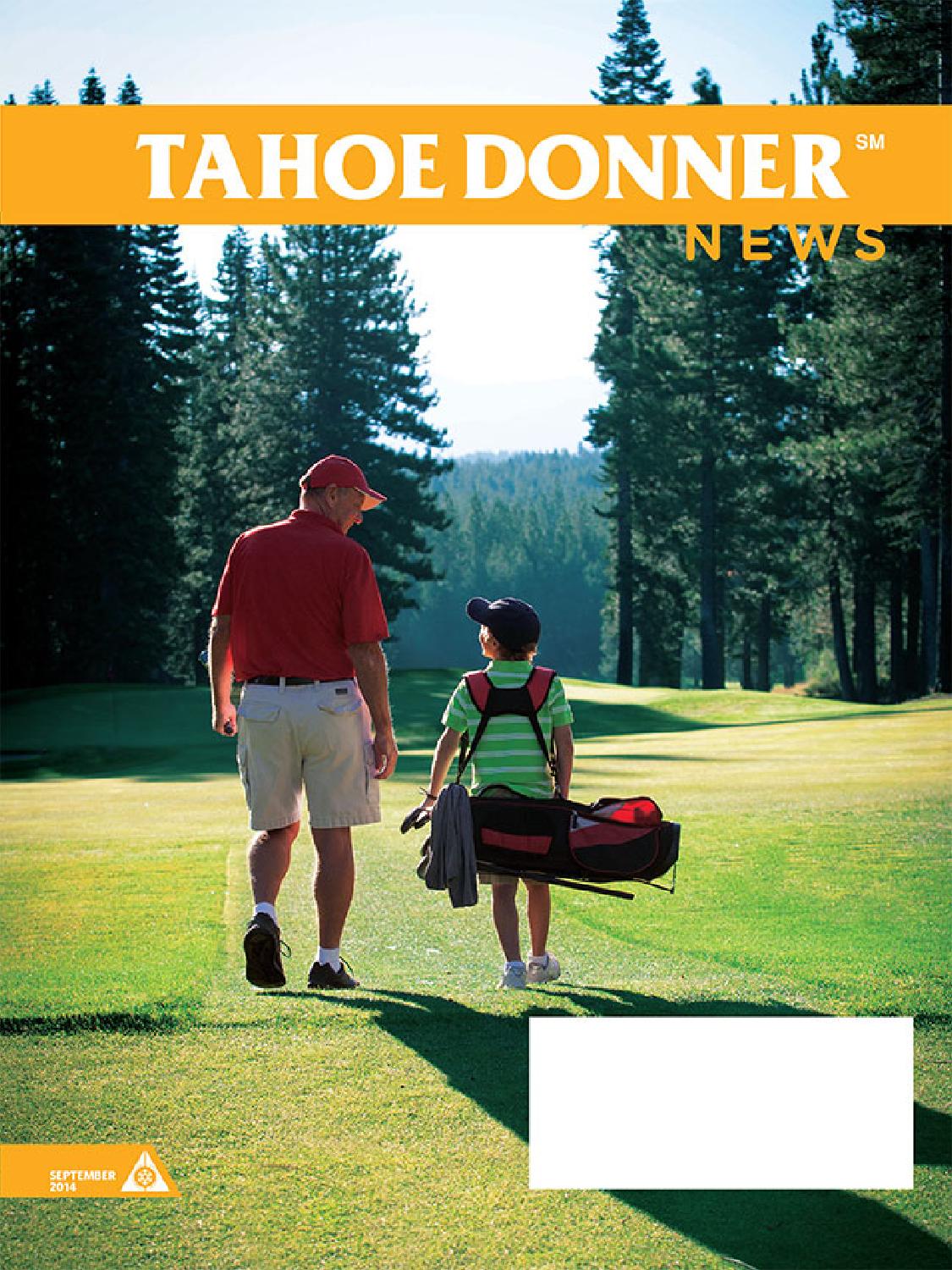 Tahoe Donner News September 2014 by Tahoe Donner Association Issuu