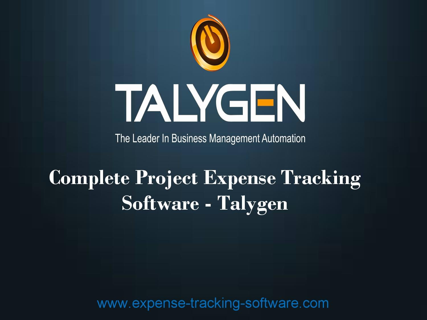 Complete Project Expense Tracking Software Talygen By Talygen Inc Issuu