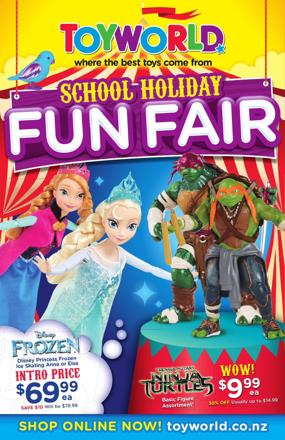 Toyworld NZ School Holiday Fun Fair Catalogue 23 Sept 12 Oct 2014