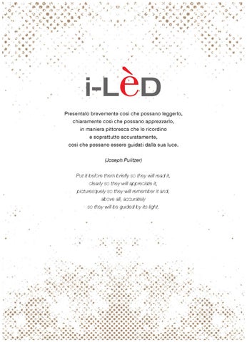 ARDENA 灯饰目录 · I- LED operative 2014 第 3 页