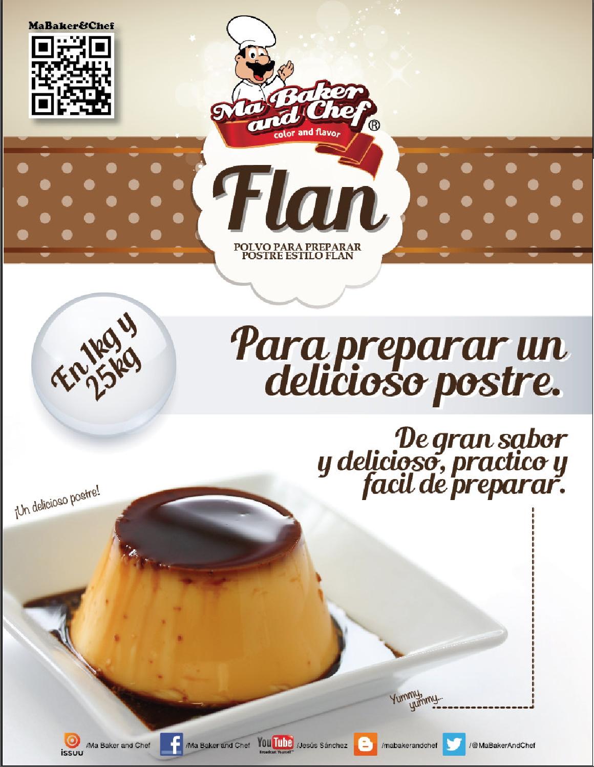 Catalogo de Flan by Ma Baker and Chef Issuu
