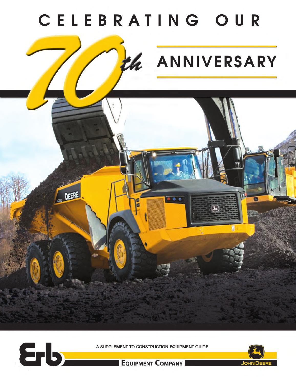 Erb Equipment 70th Anniversary by Construction Equipment Guide Issuu
