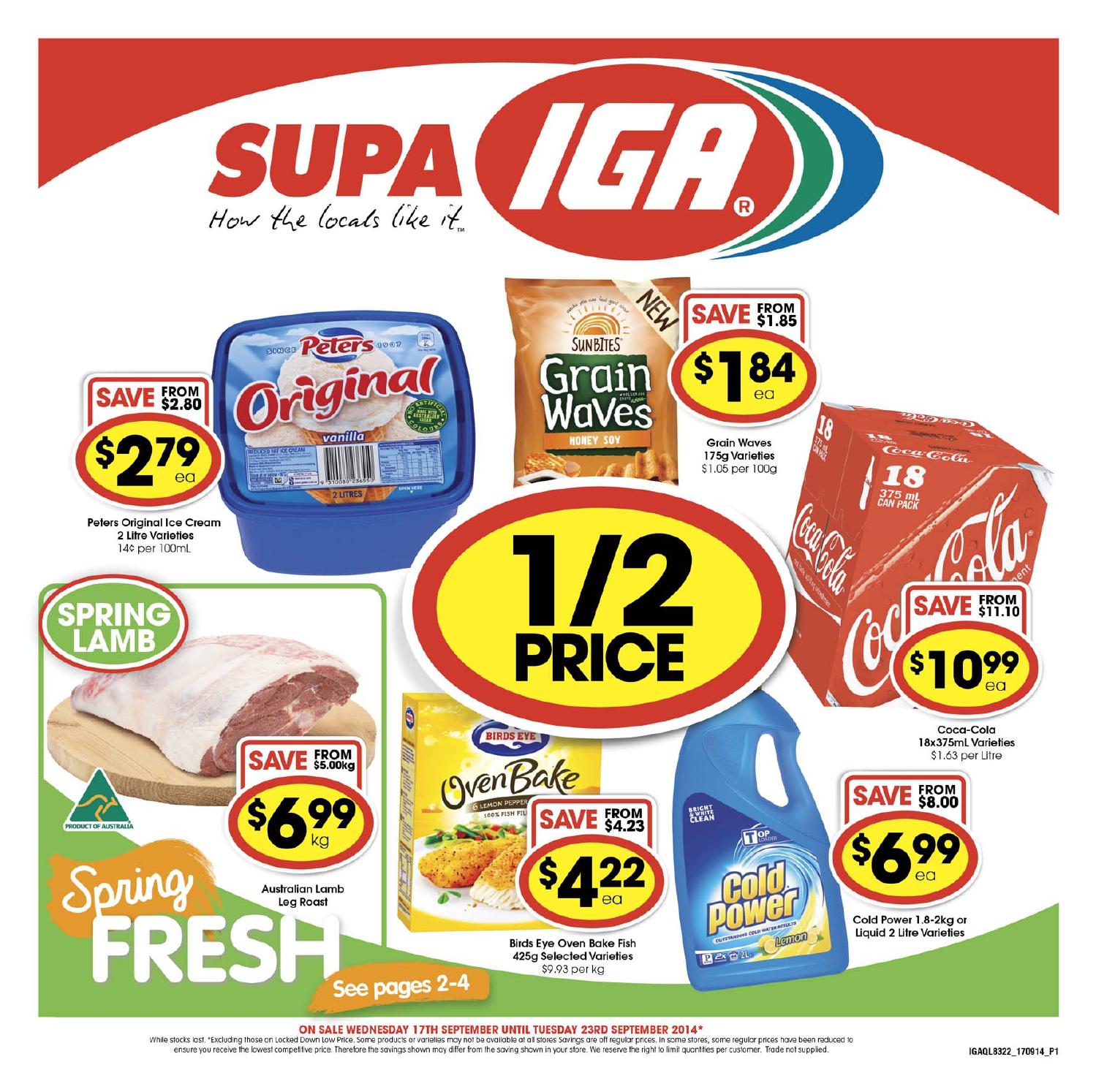 Supa IGA Catalogue 1723 September 2014 by Echo Publications Issuu