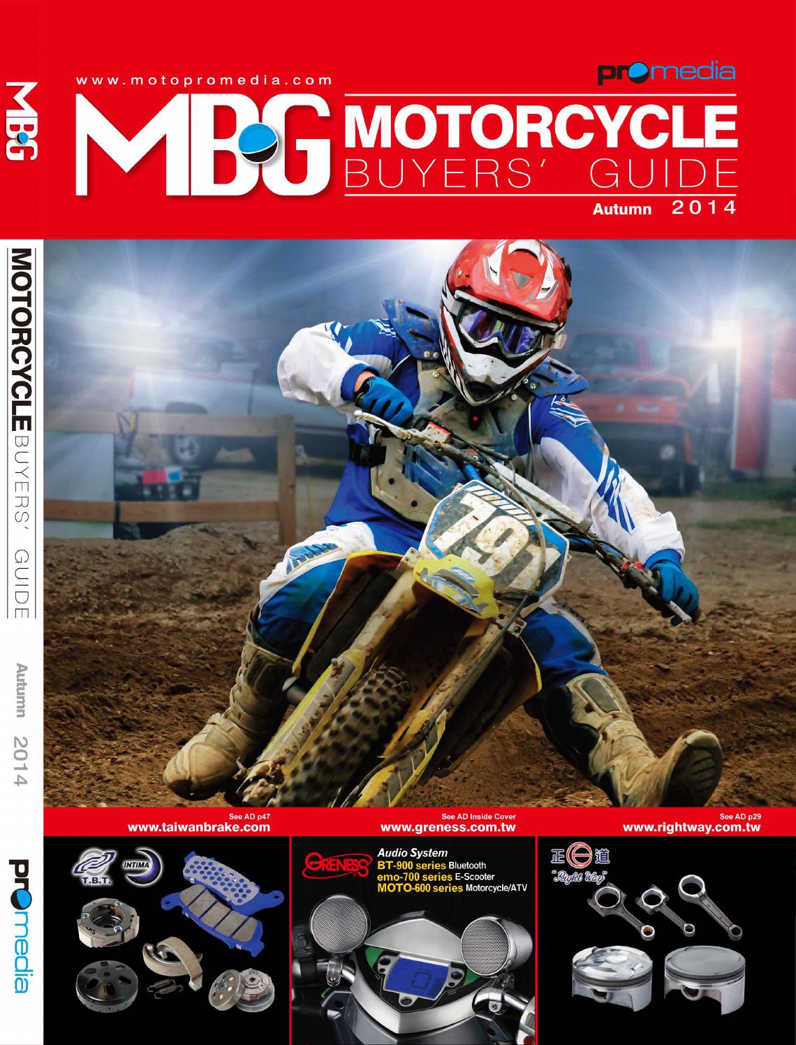 Motorcycle Buyers' Guide Autumn 2014 by Pro Media Co., Ltd. Issuu