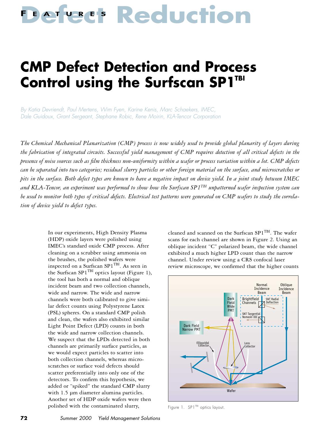 Magazine summer00 cmp defect by KLA Corporation - Issuu