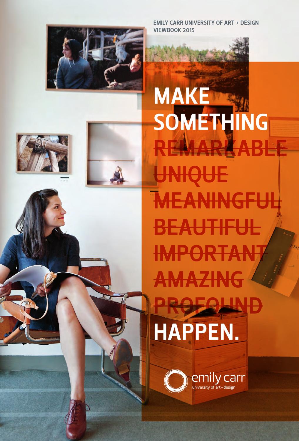 Emily Carr University 2015 Undergrad View Book by Emily