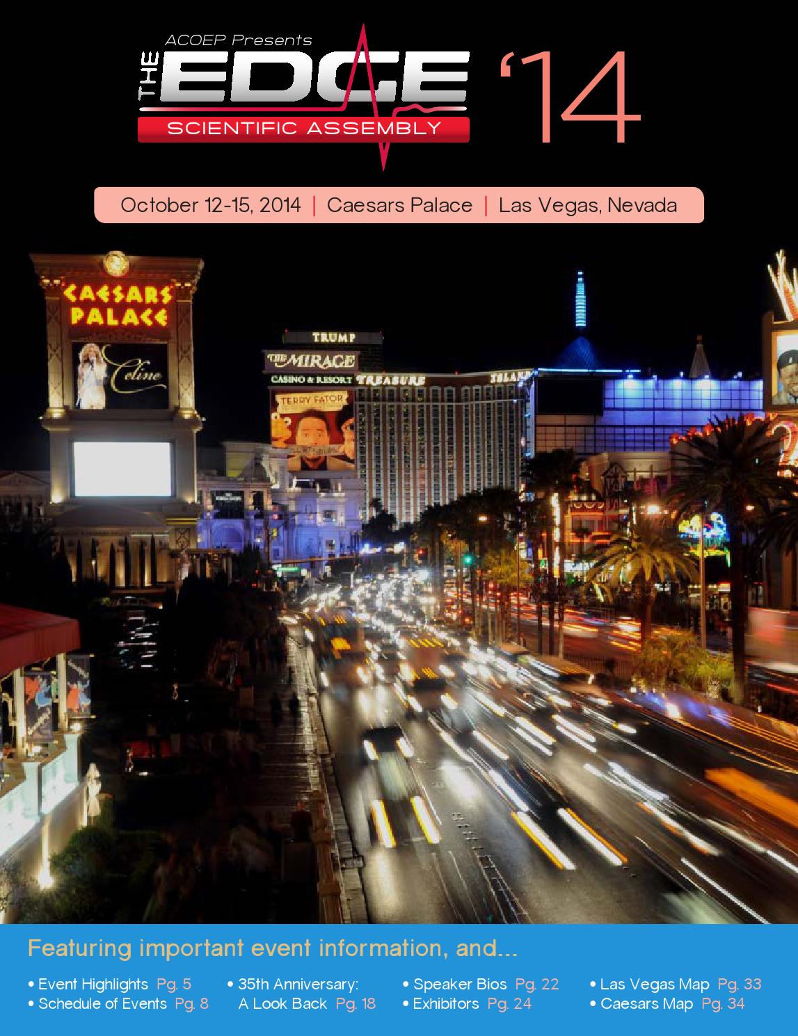 The Edge Scientific Assembly 2014 Program by ACOEP Issuu